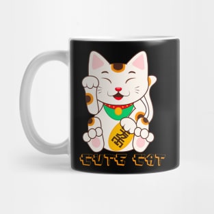 Cute Cat Chinese Design Mug